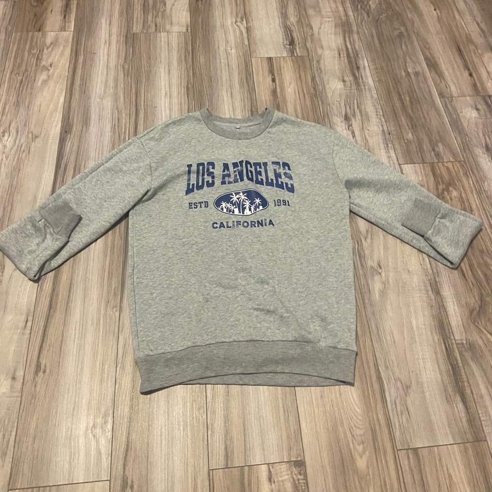 SHEIN light gray sweatshirt